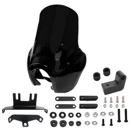 WINDSCHUTZSCHEIBE CLUB WARRIOR 15" DARK HARLEY DAVIDSON FXBB SOFTAIL STREET BOB 2018-24