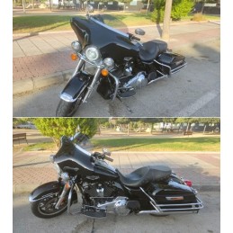 PARE-BRISE CARÉNAGE BATWING NOIR HARLEY DAVIDSON FLHR ROAD KING 1994-2025