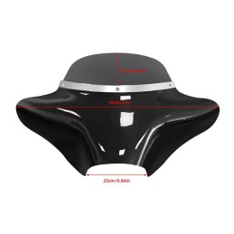 BATWING FAIRING WINDSHIELD BLACK HARLEY DAVIDSON FLHR ROAD KING 1994-2025