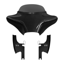 BATWING FAIRING WINDSHIELD BLACK HARLEY DAVIDSON FLHR ROAD KING 1994-2025