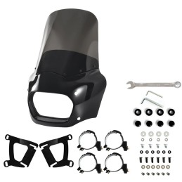 WINDSHIELD FAIRING ROAD WARRIOR 15" HARLEY DAVIDSON SOFTAIL FXFB FAT BOB 2018-2024