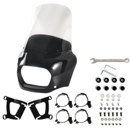 WINDSCHUTZSCHEIBE ROAD WARRIOR 15" HARLEY DAVIDSON SOFTAIL FXFB FAT BOB 2018-2024