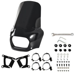 PARE-BRISE CARÉNAGE ROAD WARRIOR 15" HARLEY DAVIDSON SOFTAIL FXFB FAT BOB 2018-2024