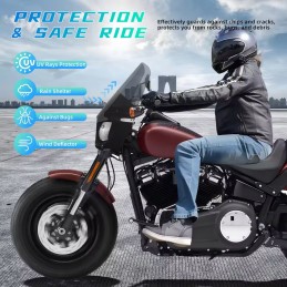 PARABREZZA CUPOLINO ROAD WARRIOR 15" HARLEY DAVIDSON SOFTAIL FXFB FAT BOB 2018-2024