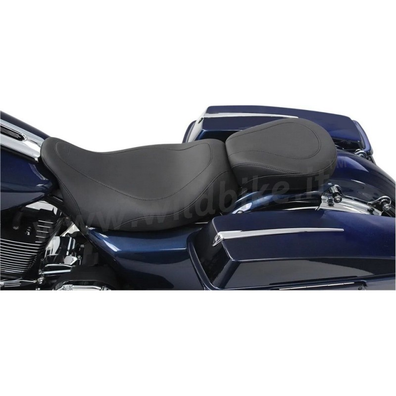 2-UP SEAT MUSTANG TRIPPER™ BLACK HARLEY DAVIDSON FLH FLT TOURING 2008-2023