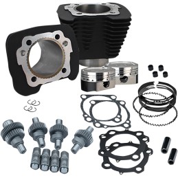 KIT D'AUGMENTATION S&S HOOLIGAN 1200 CC NOIR HARLEY DAVIDSON XL SPORTSTER 00-21