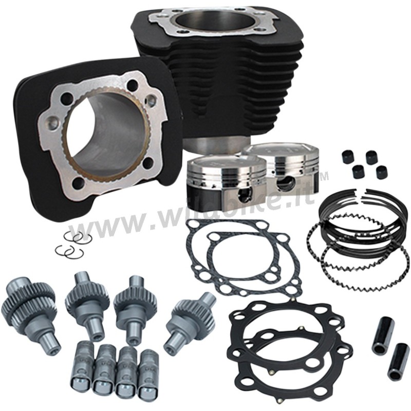 KIT S&S HOOLIGAN DI MAGGIORAZIONE CILINDRATA 1200 CC NERO HARLEY DAVIDSON XL SPORTSTER 00-21