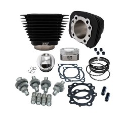 ERHÖHUNGSKIT S&S HOOLIGAN BIG BORE 1250 CC SCHWARZ HARLEY DAVIDSON 1200 SPORTSTER 2000-2022