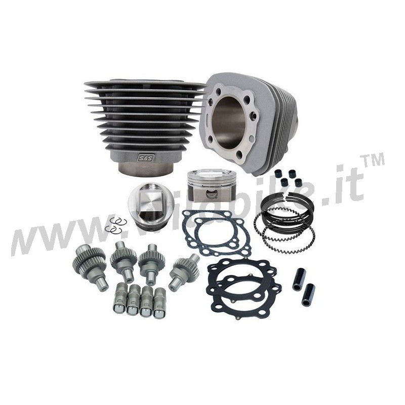 ERHÖHUNGSKIT S&S HOOLIGAN BIG BORE 1250 CC SILVER HARLEY DAVIDSON 1200 SPORTSTER 2000-2022
