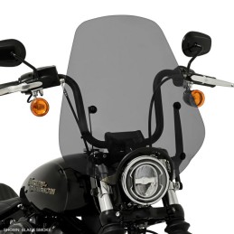 WINDSCHUTZSCHEIBEN RIO GRANDE 19" SPORTSHIELD DARK SMOKE HARLEY DAVIDSON XL SPORTSTER 86-21