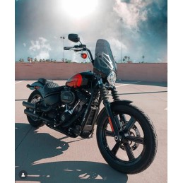 PARE-BRISE SPORTSHIELD DEL RIO 15" HARLEY DAVIDSON SOFTAIL FXBB STREET BOB 2018-25