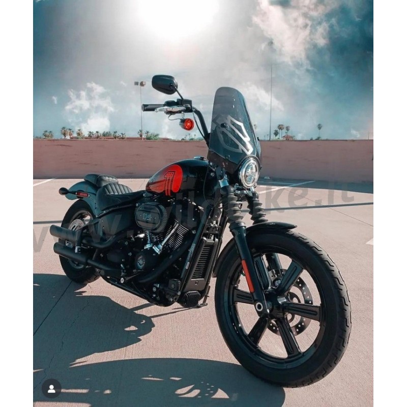 WINDSCHUTZSCHEIBEN SPORTSHIELD DEL RIO 15" HARLEY DAVIDSON SOFTAIL FXBB STREET BOB 2018-25