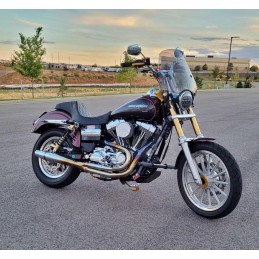 PARE-BRISE SPORTSHIELD DEL RIO 15" HARLEY DAVIDSON FXDB DYNA STREET BOB 2006-17