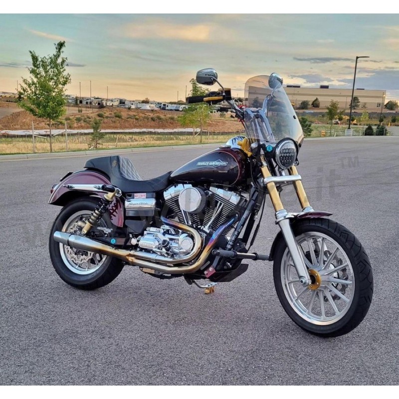 WINDSHIELD SPORTSHIELD DEL RIO 15" HARLEY DAVIDSON FXDB DYNA STREET BOB 2006-17