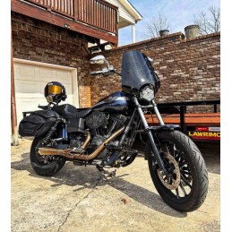 WINDSCHUTZSCHEIBEN SPORTSHIELD DEL RIO 15" HARLEY DAVIDSON FXDB DYNA STREET BOB 2006-17