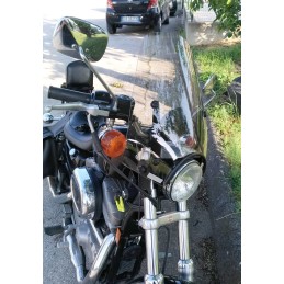 PARE-BRISE SPORTSHIELD DEL RIO 15" HARLEY DAVIDSON XL1200 C SPORTSTER CUSTOM 2011-2021