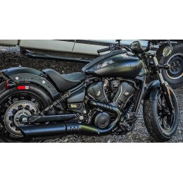 POT D'ÉCHAPPEMENT SLIP-ON 2EN1 TAB PERFORMANCE NOIR INDIAN SCOUT 2025-2026