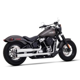 SCARICHI MARMITTE RINEHART SLIP-ON 3.5" CROMATI HARLEY DAVIDSON SOFTAIL 2018-2026