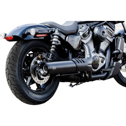 MUFFLER SLIP-ON INOX S&S GN BLACK EU APPROVED HARLEY DAVIDSON RH 975 NIGHTSTER ABS 2023-2026