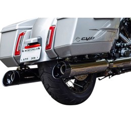EXHAUSTS MUFFLER SLIP-ON S&S MK45 CUTLASS ECLIPSE HARLEY DAVIDSON FLH FLT TOURING 2017-2025