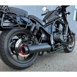 POT D'ÉCHAPPEMENT SLIP-ON MCJ EDITION 100 APPROUVÉ EU HONDA CMX 500/1100 REBEL 2017-2025
