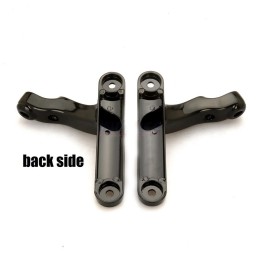 BLACK DAYMAKER LED BRACKETS SPOTLIGHT 4.5" KIT HARLEY DAVIDSON FLH TOURING 1999-23