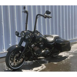 KIT SUPPORTS NOIR PHARES AUXILIAIRES 4.5" DAYMAKER LED HARLEY DAVIDSON FLH TOURING 1999-23