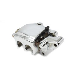 PINZA FRENO ANTERIORE SINISTRO 4 PISTONI CROMATA HARLEY DAVIDSON XL SPORTSTER 2007-2013