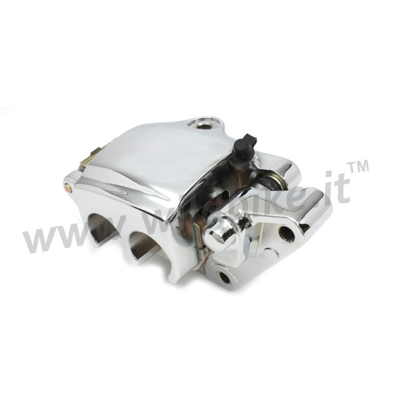 ÉTRIER DE FREIN AVANT GAUCHE 4 PISTON CHROME HARLEY DAVIDSON XL SPORTSTER 2007-2013
