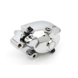BRAKE CALIPER LEFT FRONT 4 PISTON CHROME HARLEY DAVIDSON XL SPORTSTER 2007-2013