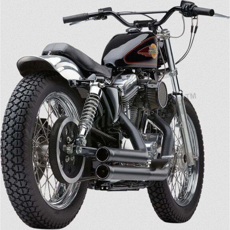 POTS D'ÉCHAPPEMENT COBRA SPEEDSTER 909 3.5" NOIR HARLEY DAVIDSON XL SPORTSTER 1986-2003