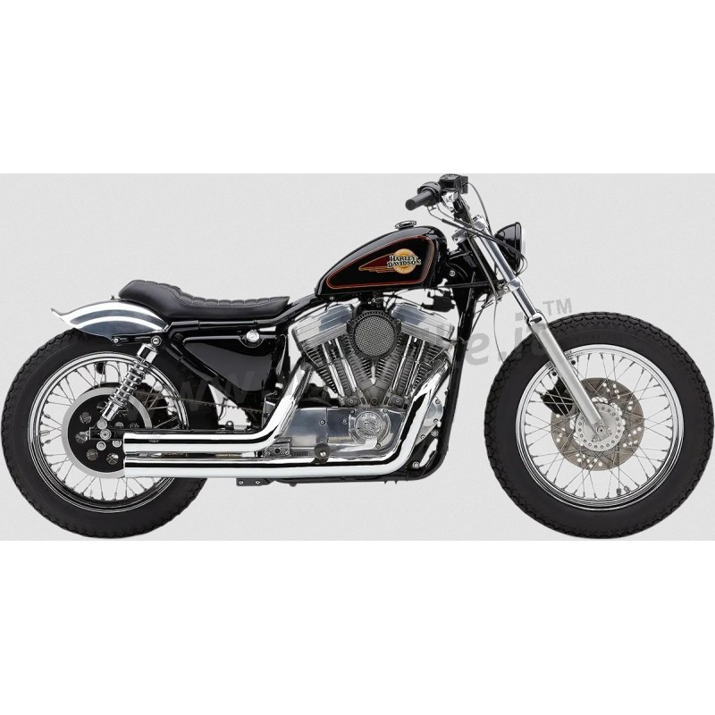 POTS D'ÉCHAPPEMENT COBRA SPEEDSTER 909 3.5" CHROME HARLEY DAVIDSON XL SPORTSTER 1986-2003