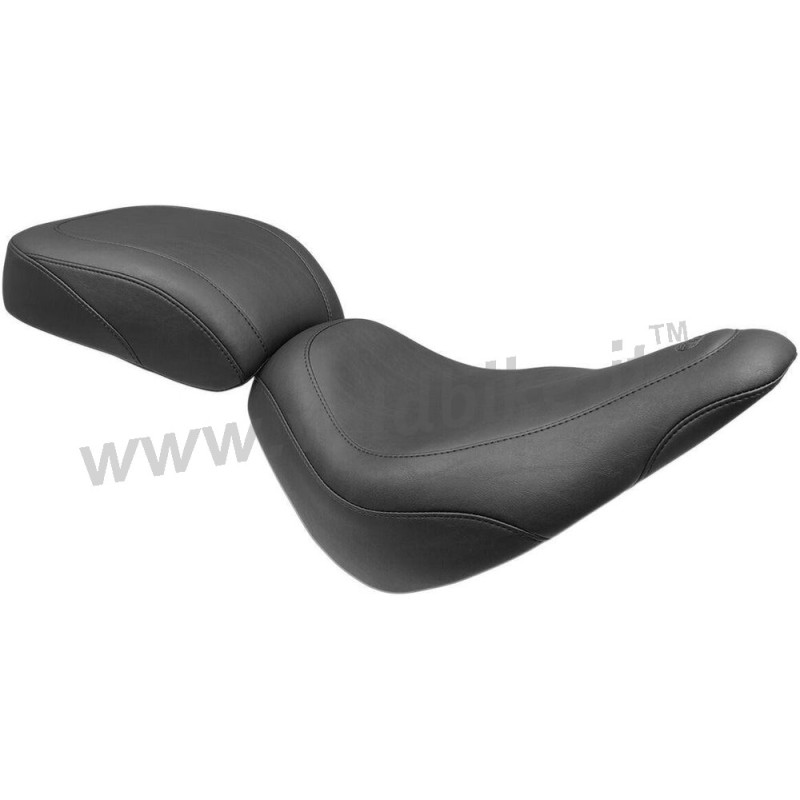 SEAT COMFORT 2-UP MUSTANG TOURING WIDE HARLEY DAVIDSON FLSB SOFTAIL SPORT GLIDE 18-24