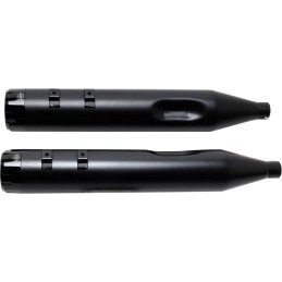 BLACK EXHAUSTS MUFFLER SLIP-ON S&S MK45 THRUSTER HARLEY DAVIDSON FLH FLT TOURING 1995-2016