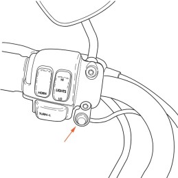 AUXILIARY HEADLIGHT WIRING HARNESS KIT HARLEY DAVIDSON FLH TOURING 1983-2025