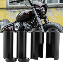 SCHWARZES GABELABDECKUNGS DELUXE KIT HARLEY DAVIDSON SOFTAIL FXBB STREET BOB 2018-2026