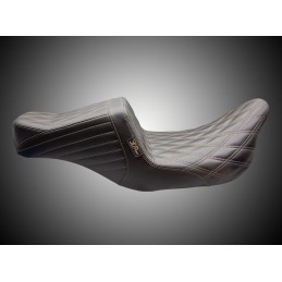 SITZ COMFORT 2-UP LE PERA TAILWHIP CHESTNUT HARLEY DAVIDSON FLSB SOFTAIL SPORT GLIDE 18-24