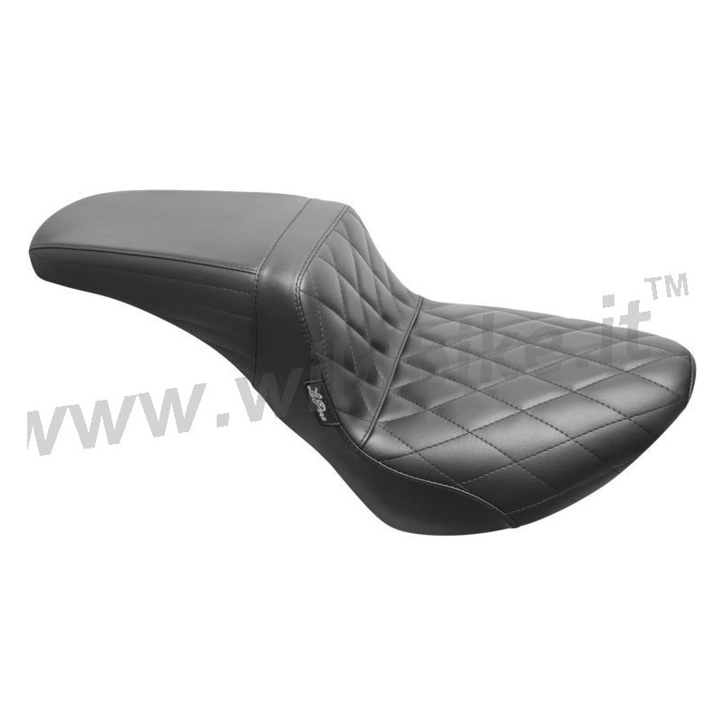 SITZ COMFORT 2-UP LE PERA KICKFLIP DIAMOND HARLEY DAVIDSON FXLR SOFTAIL LOW RIDER 18-24