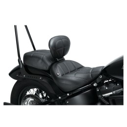 SELLE COMFORT MUSTANG 2-UP TOURING WIDE CUBE HARLEY DAVIDSON SOFTAIL FXBB STREET BOB 18-24