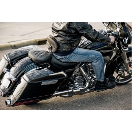 2-UP SEAT MUSTANG TRIPPER™ DIAMOND DELUXE HARLEY DAVIDSON FLH FLT TOURING 2008-2023