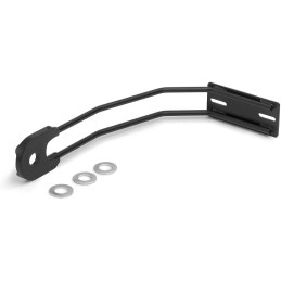 SUPPORT DE PLAQUE D'IMMATRICULATION UNIVERSEL NOIR ROUE POUR MOTO CUSTOM ET HARLEY DAVIDSON