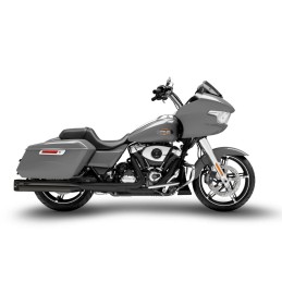 AUSPUFFANLAGEN SLIP-ON 4.5" ZARD GA ECLIPSE SCHWARZ EU ZUGELASSEN HARLEY DAVIDSON FLH FLT TOURING 17-24