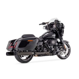POTS D'ÉCHAPPEMENTS SLIP-ON 4.5" ZARD GA ECLIPSE NOIR APPROUVÉ EU HARLEY DAVIDSON FLH FLT TOURING 17-24