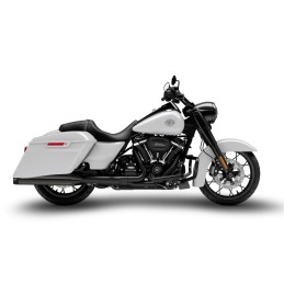 POTS D'ÉCHAPPEMENTS SLIP-ON 4.5" ZARD GA ECLIPSE NOIR APPROUVÉ EU HARLEY DAVIDSON FLH FLT TOURING 17-24