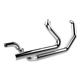 Auspuffkrümmer KIT KHROME WERKS AGGRESSOR DUAL CHROM HARLEY DAVIDSON FLH FLT TOURING 2017-24