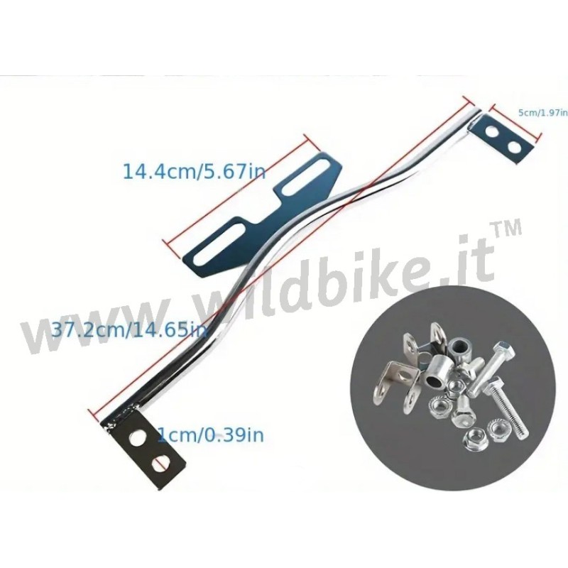 Phare LED MG7 Pour Yamaha XVS 1100 Drag Star - Boîtier Chrome, Neuf, Compatible