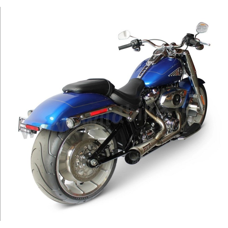 AUSPUFF 2-INTO-1 TBR SHORTY TURN-OUT INOX HARLEY DAVIDSON SOFTAIL FLFBS 117 FAT BOY 2025