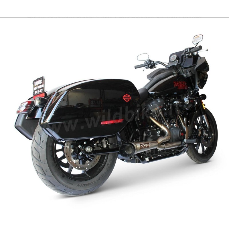 EXHAUST 2-INTO-1 TBR SHORTY TURN-OUT INOX HARLEY DAVIDSON SOFTAIL FXLRST 117 LOW RIDER ST 2025