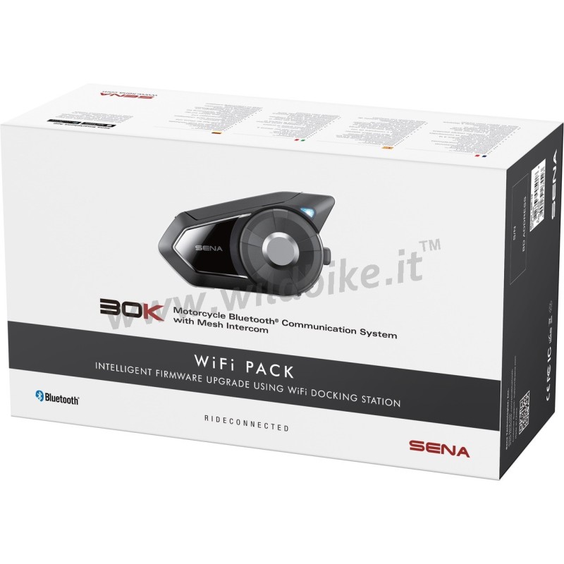 SYSTÈME DE COMMUNICATION INTERPHONE BLUETOOTH SENA 30K-03 MOTO ET HARLEY DAVIDSON