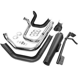 EXHAUST 2INTO1 BASSANI MEGAPOWER BLACK HARLEY DAVIDSON XL SPORTSTER 2014-2022